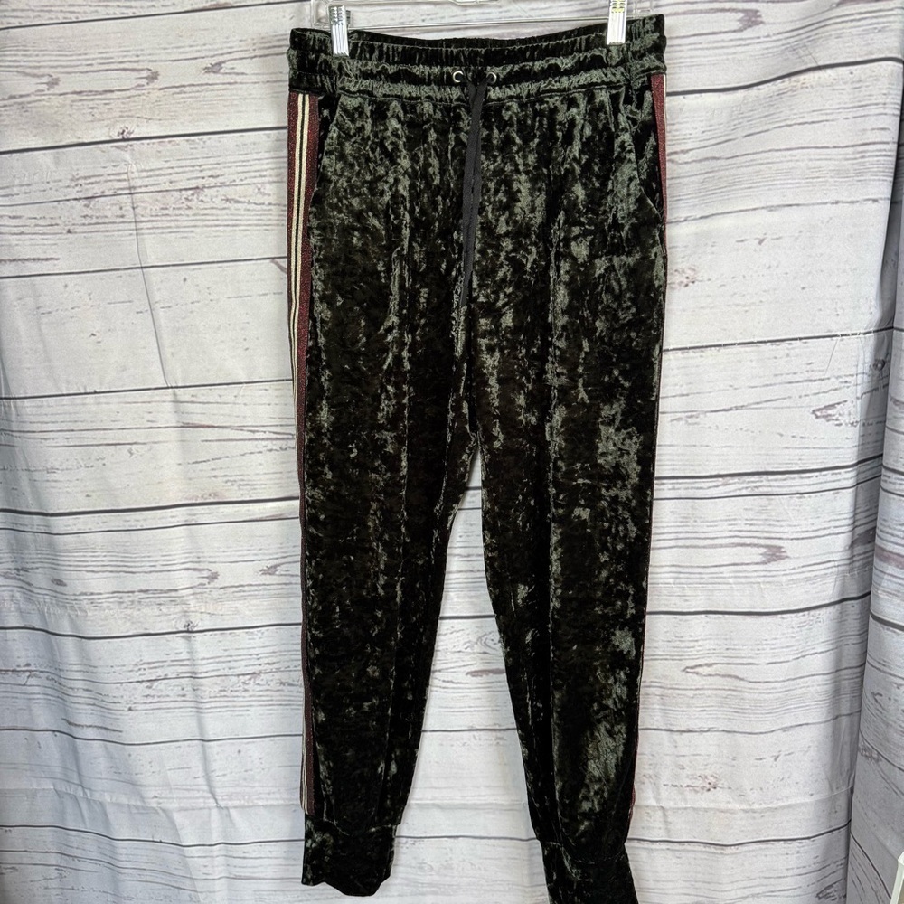 ZARA Womens Velour High Rise Jogger sweatpants Size M - Picture 7 of 13